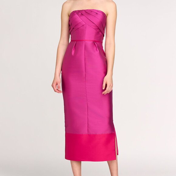 Kay Unger Dresses & Skirts - NEW Kay Unger Tea-Length Cerise/Bright Pink Dress